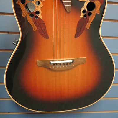 Ovation 1868 Elite Acoustic Electric Guitar with Hardshell Case, Super Shallow Bowl image 1