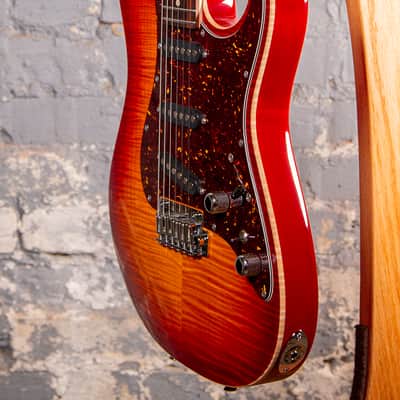 Tom Anderson Guitarworks Drop Top Classic 2026 - Cherry Burst w/Binding image 7