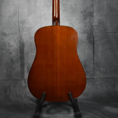 Aria AW-70 Vintage 1980s Square Shouldered Mahogany Korean Made Acoustic Guitar image 9
