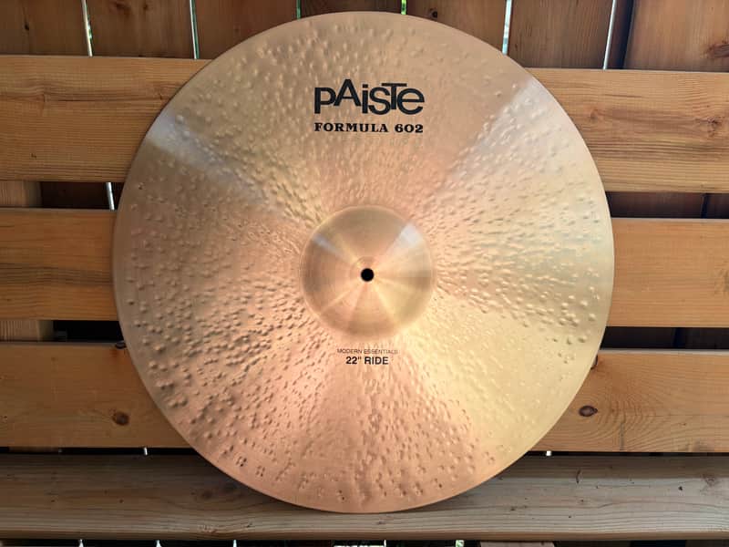PAISTE 602 MODERN ESSENTIALS 22" RIDE / USED B20 image 1