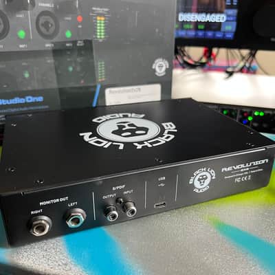 Black Lion Audio Revolution 2x2 USB Type-C Audio Interface 2021 - Black image 3