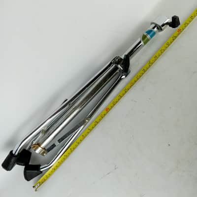 *Ludwig Double Tom Drum/Cymbal Stand Holder Tripod Base Hercules Blue/Olive USA* image 6