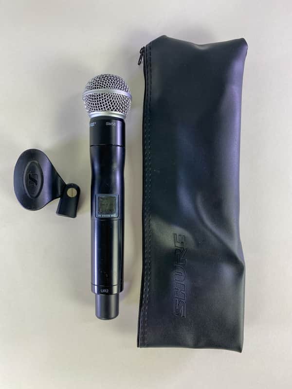 Shure UR2-H4 SM58 Wireless Transmitter Microphone with Pouch Clip