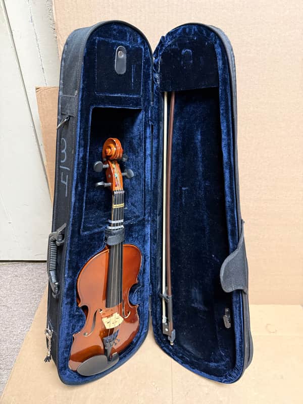 D'Luca 3/4 Violin Outfit w/ Bow & Case – Used – Good Condition image 1