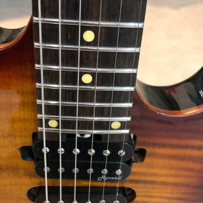 Harley Benton Fusion II HSH Amber flame image 5