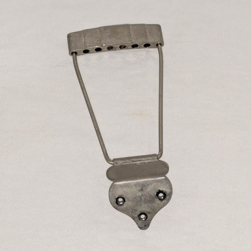 Gibson Vintage 1957 ES-125 Nickel Trapeze Tailpiece 1955 1956 1958 1959 1950's image 1