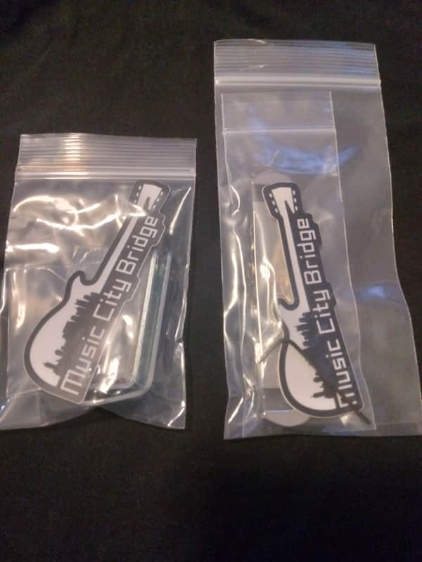 Music City Bridge ''THE SAVVY" Compensated Wraparound Tailpiece and Locking Studs image 1