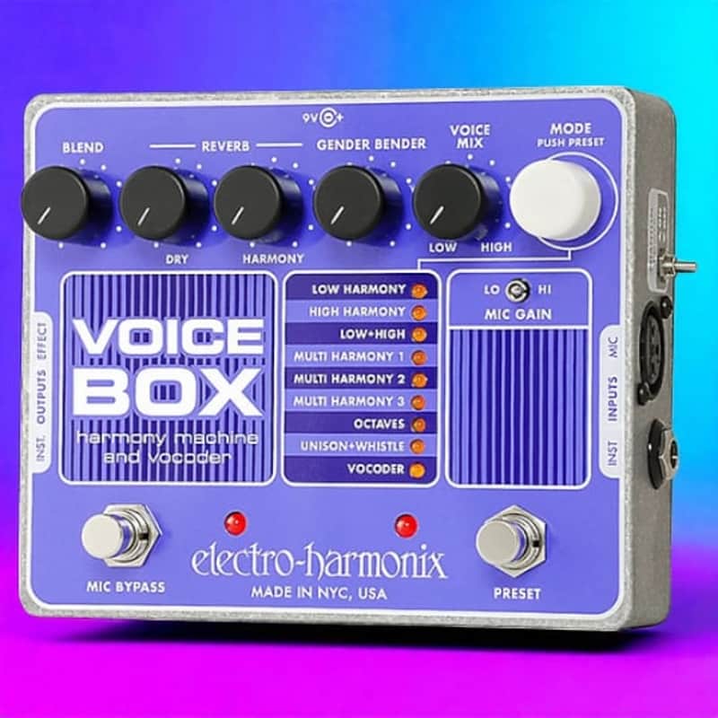 Electro-Harmonix Voice Box Harmony Machine & Vocoder, VOICE BOX image 1