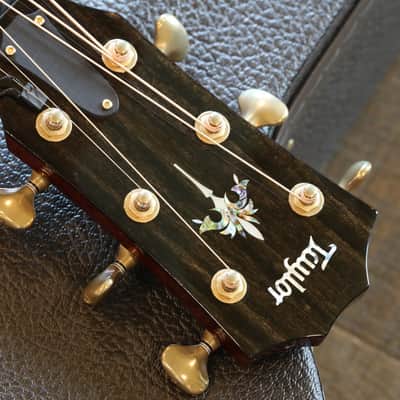 Unplayed! 2020 Taylor Custom Grand Auditorium Sinker Redwood Quilted Maple NAMM + OHSC image 11