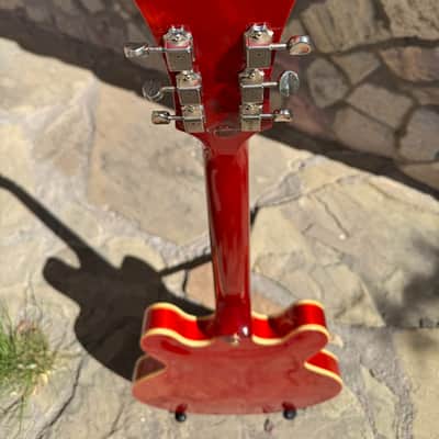 Epiphone Ltd. Ed. Casino - Rare GLOSS Sunrise Orange (2018 Qingdao) w/ Hard Case image 11