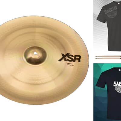 Sabian 18" XSR Chinese Cymbal | XSR1816B | B20 Bronze | China/Trash/Splash/Effects | Made in Canada | Authorized Dealer image 1