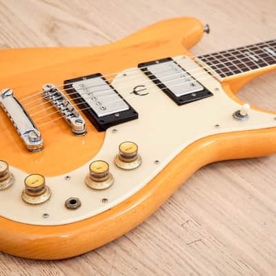 1970s Epiphone Wilshire Vintage Electric Guitar Maple Set Neck Japan Matsumoku w/ Case image 6