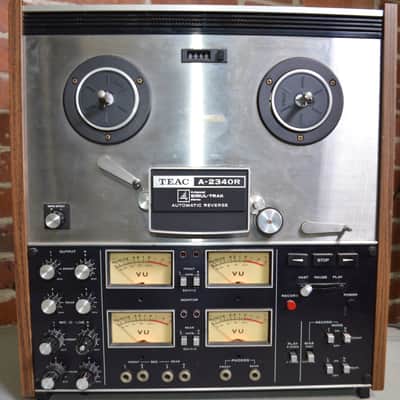 TEAC A-2340R 1/4" 4-Track Reel to Reel Tape Recorder AS IS image 1