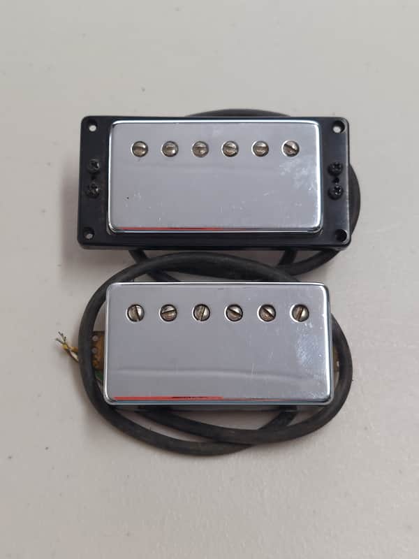 1990's Schaller Humbucker Pickup Set - Neck 7.53k Bridge 8.33k image 1