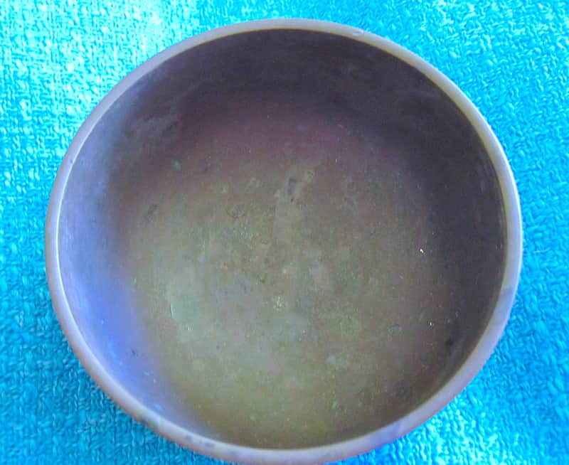 Japanese Rin Singing Bowl Cup Chime - Vintage image 1