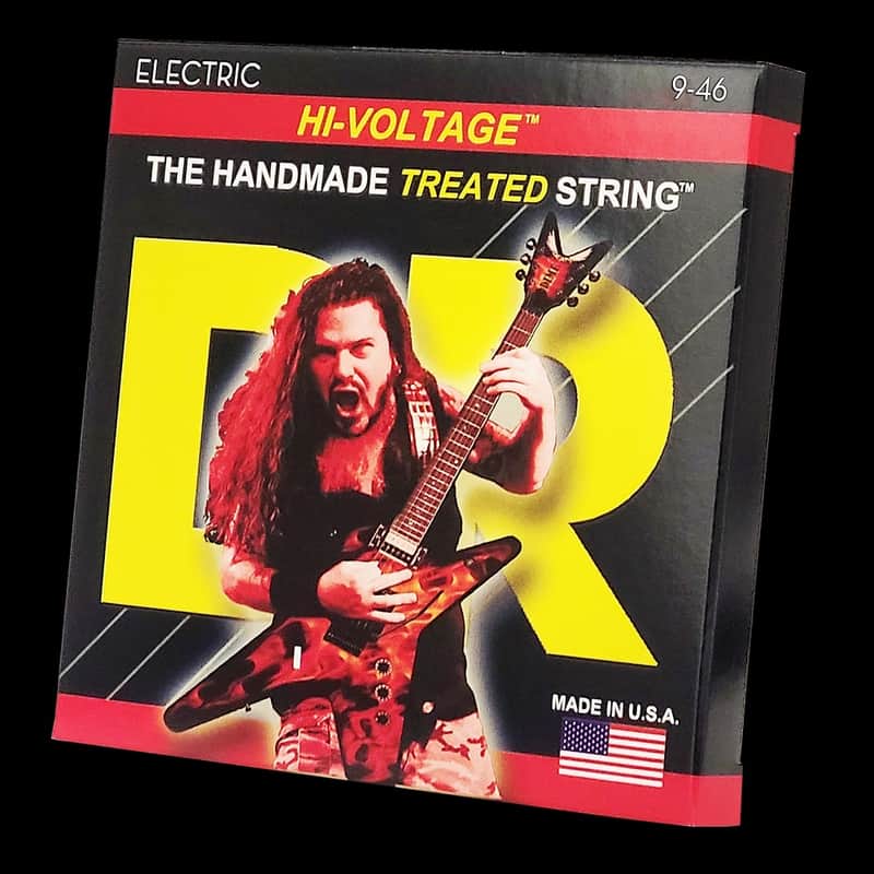 DR Strings HI-VOLTAGE DIMEBAG - Nickel Plated Electric Lgt-Med 9-46 image 1