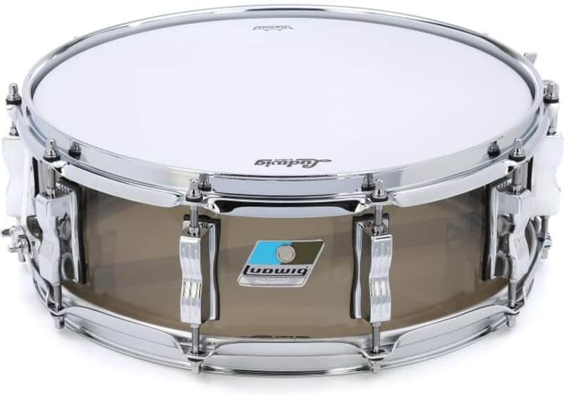 Ludwig Vistalite Snare Drum - 5 inches x 14 inches, Bronze image 1