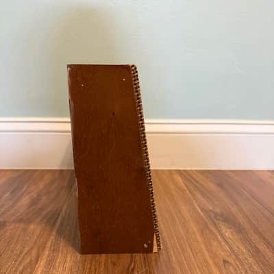 Vintage 1971 Utah 8" Desktop Guitar Cab with Angled Wedge Cabinet image 3