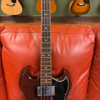 1971 Gibson EB-3 with Slotted Headstock Cherry image 8