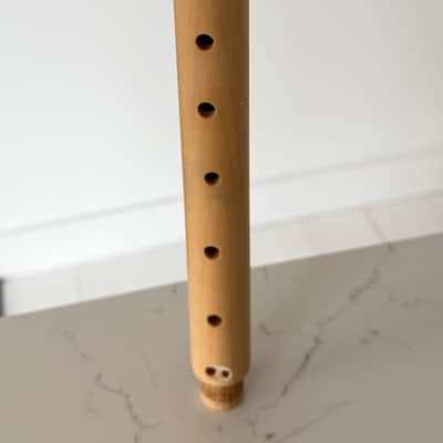 Adler Wooden (Maple) Alto Recorder in the Key of F- Baroque Fingering - Mint Condition w/ Its Original Folding Padded Carry Mid 2000’s - Natural Maple wood Body with Corked Tenons. image 10