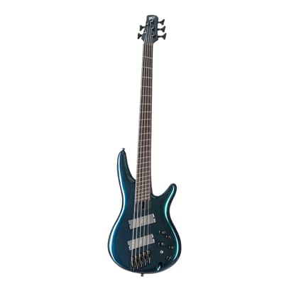 Ibanez Ibanez Bass Workshop SRMS725 Multiscale Blue Chameleon - 5-String Electric Bass image 6