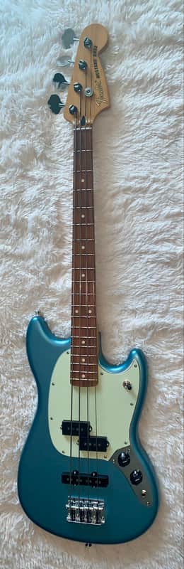 2024 Fender Offset Series limited edition Mustang Bass PJ with Pau Ferro Fretboard electric bass guitar image 1