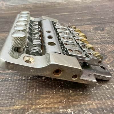 80s Kahler Standard Type Tremolo Bridge Chrome No Logo Made in Japan image 7