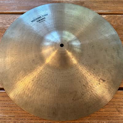 Vintage Zildjian 18" A Series Medium Thin Crash Cymbal 1982 - 2012 - Traditional image 1