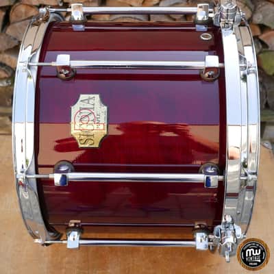 Immagine Premier SIGNIA Maple Tom Floor Tom 14" x 12" Cherry Wood UK Made - 10
