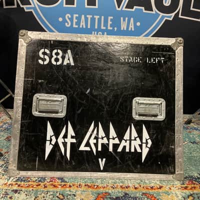 Def Leppard Logo, Tour Used Case Panel Wall Hanging "S8A" "Stage Left" (#17) image 1