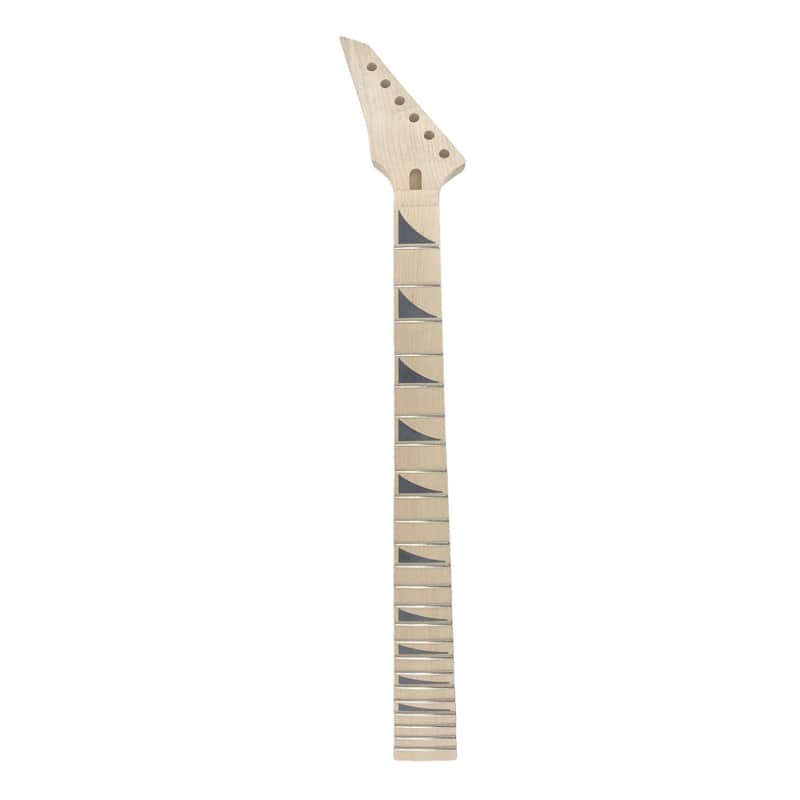 Reversed Headstock Electric Guitar Neck Maple Neck & Fingerboard, Unfinished (25.5" Scale) image 1