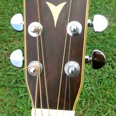 1975 Yairi YW-600 Dreadnought Guitar New Jacaranda Natural+Vintage Hard Case image 6