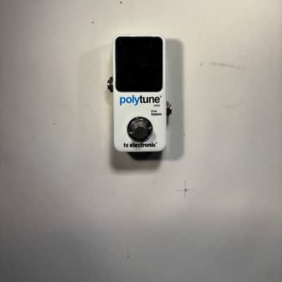 TC Electronic PolyTune Mini Tuning Pedal 2010s - White image 1