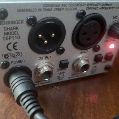 Behringer Shark DSP110 Feedback Destroyer and Programmable Delay 2000s - Dark Gray image 2
