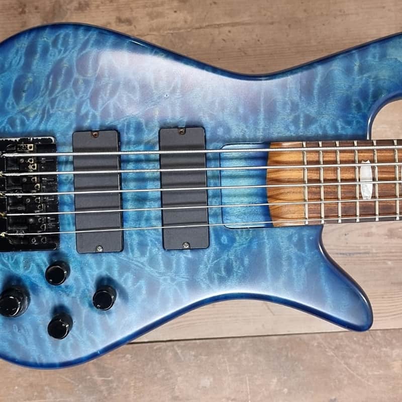 Spector USA NS5H2 5-String Bass Transparent Blue