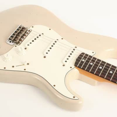 Fender Custom Shop 1969 Stratocaster Journeyman Relic Rosewood Fingerboard Faded Vintage Blonde CZ585783 image 5