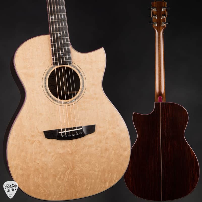 Goodall Grand Concert Cutaway - Bearclaw Sitka Spruce & Cocobolo image 1