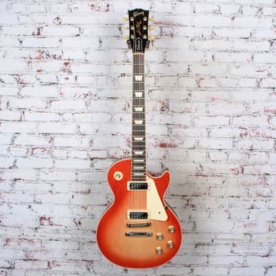 Gibson - 2021 Les Paul Deluxe Electric Guitar - Cherry Sunburst w/Reliced Neck - w/OHSC USED image 2