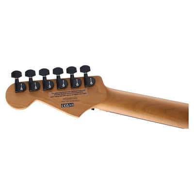 Charvel Pro-Mod Plus San Dimas Style 1 HH FR E 6-String Right-Handed Electric Guitar with Alder Body, Bolt-On Caramelized Maple Neck, and Ebony Fingerboard (Scorched Earth) image 6