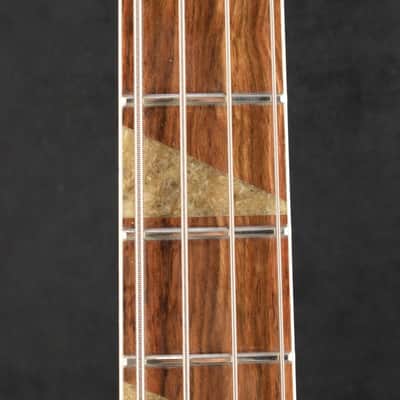 Mint Rickenbacker 4005V Vintage Reissue Semi-Hollow Bass Guitar Fireglo image 4
