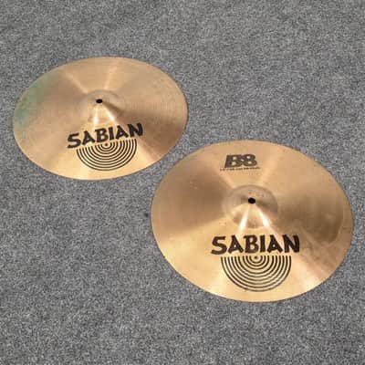 Used Sabian B8 Hi Hat Cymbals 14" - Good