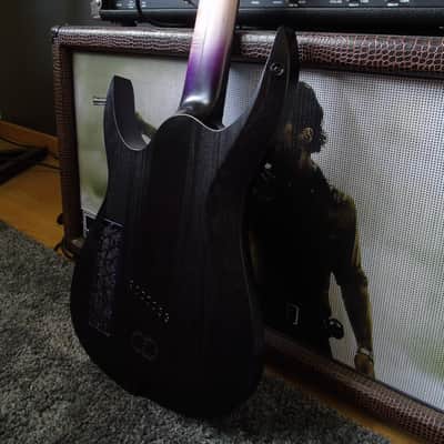 OD Guitars Rhea 7 Multiscale 2016 Gothic Purple image 2