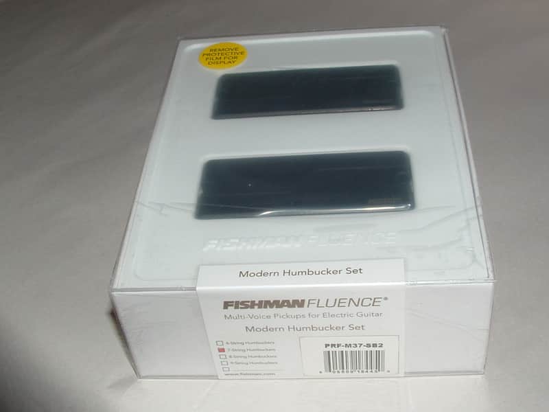 Fishman Fluence PRF-M37-SB2 7 String Modern Humbucker Set 3 Voices (Black) image 1