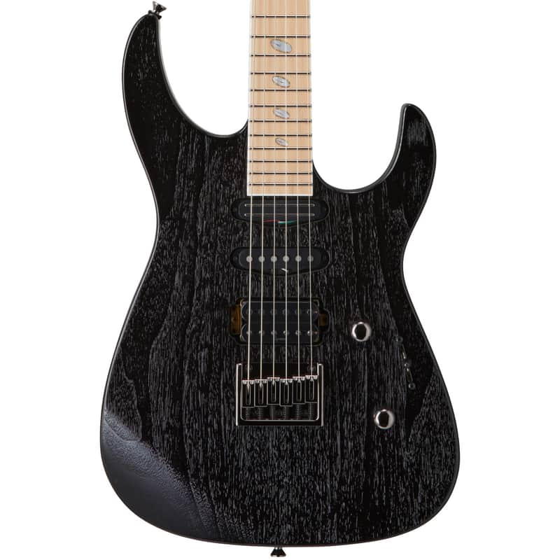 2022 Caparison Dellinger-WB-FX MF Transparent Charcoal Black
