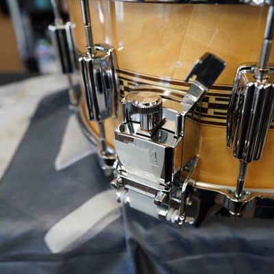 -TAMA/JAPAN 50th Limited Superstar Mastercraft Artwood Re-Issue 6.5 x 14" Artwood Pure Birch Snare Drum image 7