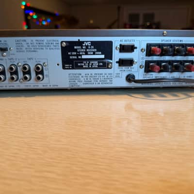JVC R-2X AM/FM Synthesizer Stereo Receiver 120V 60Hz 195Watts *SERVICED* Beauty image 8