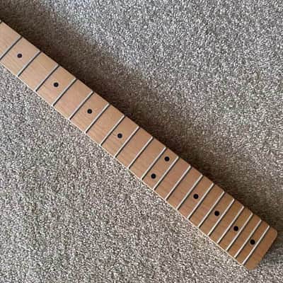 Roasted Maple Wood Telecaster Tele Style Guitar Neck, 21 Frets Fingerboard image 2