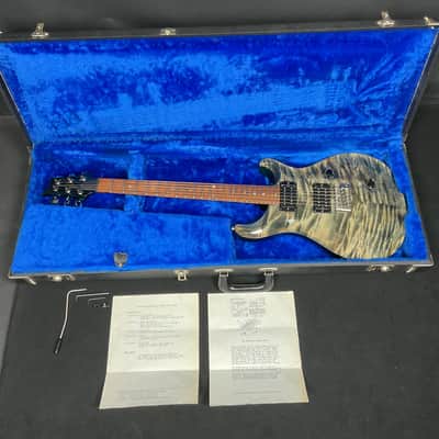 PRS Custom 24 Electric Guitar 1986 Royal Blue Pre Factory Rare Moon Inlays image 7
