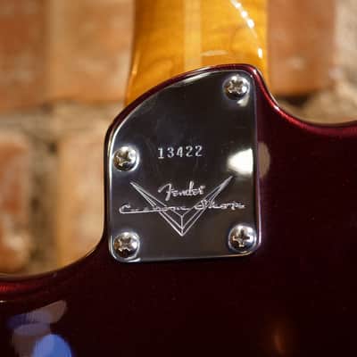 2022 Fender Custom Shop Super Strat NOS - Bordeaux Metallic image 7