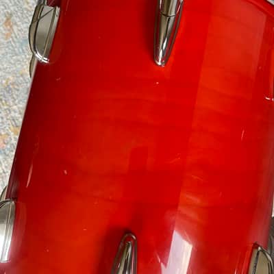 Yamaha 8000 Turbo Tour - 14x14 tom (Model TT814T)- Red Wood (RW) - tour custom image 11